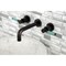 Kingston Brass KS8125DKL 2-Handle Wall Mount Bathroom Faucet, Oil Rubbed Bronze KS8125DKL - alternate 3